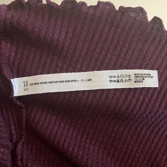 Intimately Free People Make It Easy Thermal, Mock Neck, Long Sleeves, XS - Picture 5 of 7